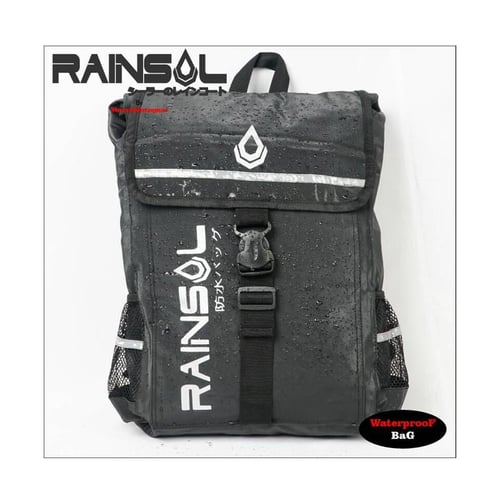 RAINSOL Tas Ransel / Backpack Hitam