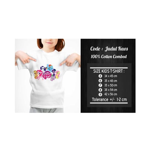 Kaos Anak My Little Pony / Kaos MLP KMLP-001