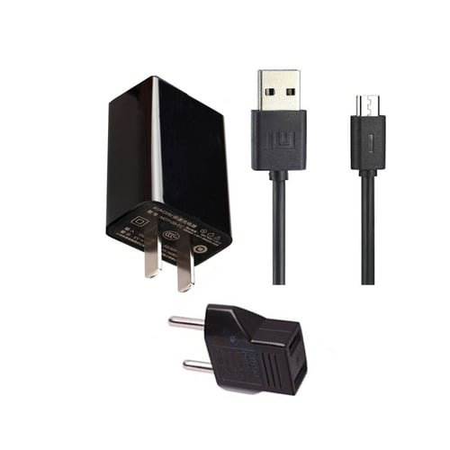 XIAOMI Charger Kabel Original 5V 2A Micro USB Hitam