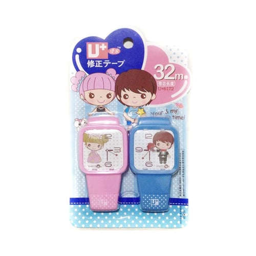 Correction Tape Fancy Jam Tangan Couple Watch 2in1 (32m)