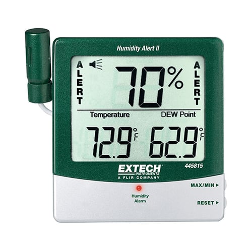 Extech Humidity Alert Big Digital RH / Temperature / Dew Point 445815