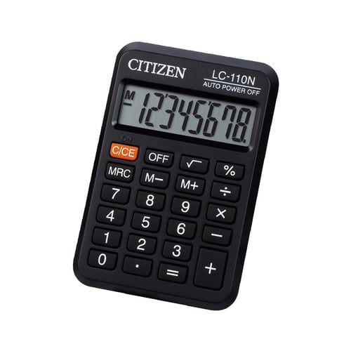 Citizen Kalkulator Kecil Bisa Masuk Kantong LC-110N