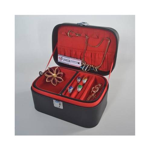 JOGJA HANDYCRAFT Jewellery Box Kotak Accesories Black Red