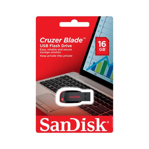 Sandisk Flashdisk Cruzer Blade 16GB