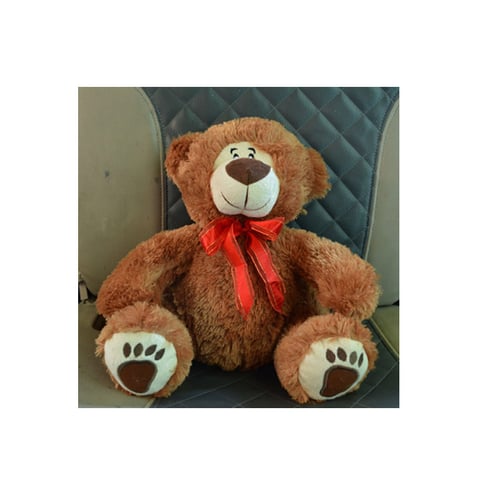 Boneka Teddy Bear Bordir Pita Coklat 30 cm