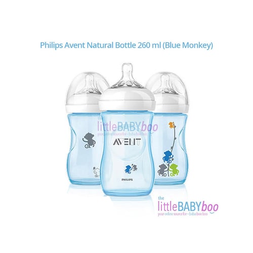 Philips Avent Natural Bottle 260 l (Blue Monkey)