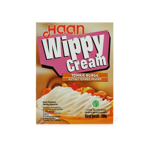 Haan wippy Whipped Cream Bubuk 200 gr