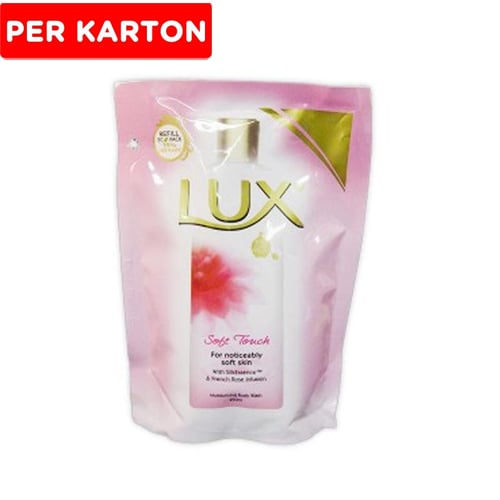LUX Body Wash Pink Soft Reffil 24x450ml