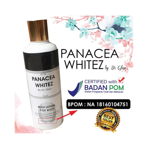 PANACEA WHITEZ BY DR GLOW Body Lotion Bottle
