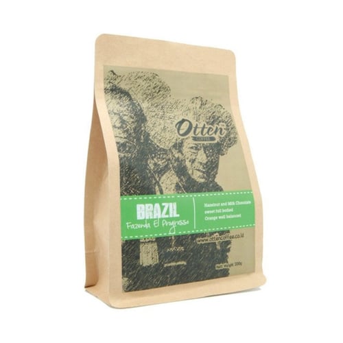 OTTEN COFFEE Arabica Brazil "Fazenda El Progresso" 200g - Bubuk