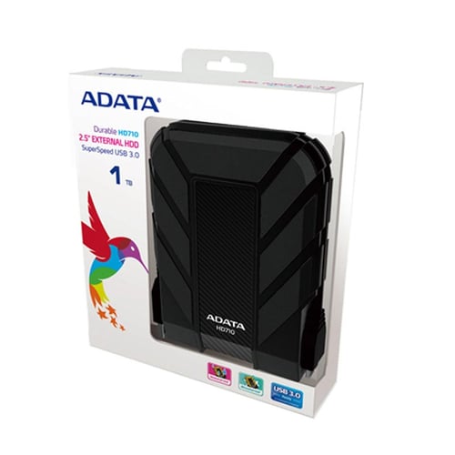 ADATA HD710 1TB Hitam USB 3.0 - Anti Shock + Waterproof
