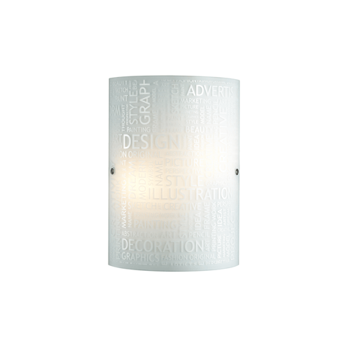 3PLUS PROJECT Lampu Dinding White Glass 3+DL-WL1206-EN-AH