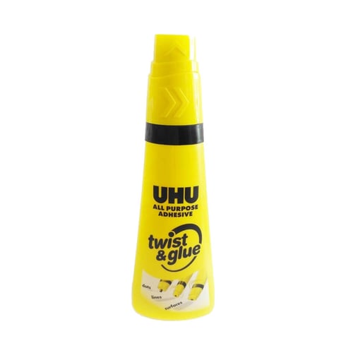 UHU Lem Twist & Glue 90 ml  (All Purpose Adhesive / Lem Serbaguna)