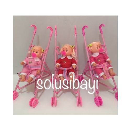 Mainan Anak Perempuan Boneka Bayi Stoller