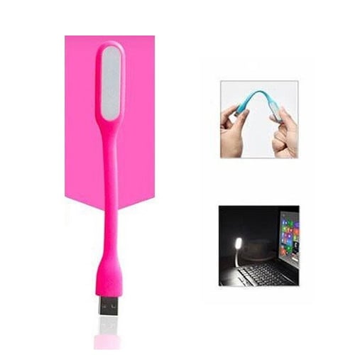 Lampu USB LED Portable Fleksibel Pink