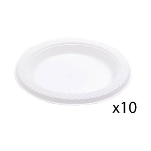 HAN Disposable Plate Putih 15cm Paket 10pcs DP15