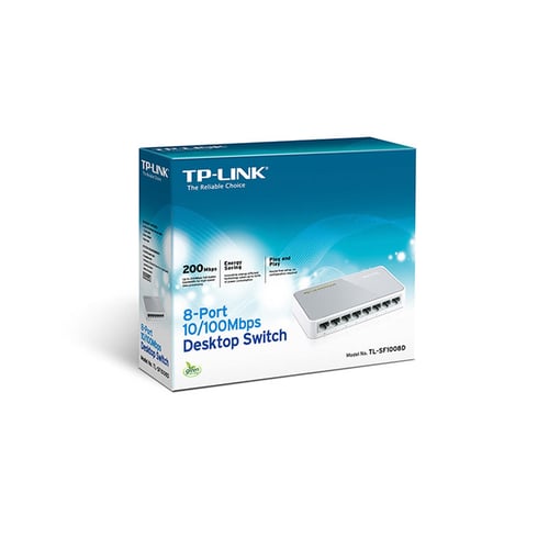 TP Link Switch Hub 8-Port 10/100Mbps TL-SF1008D