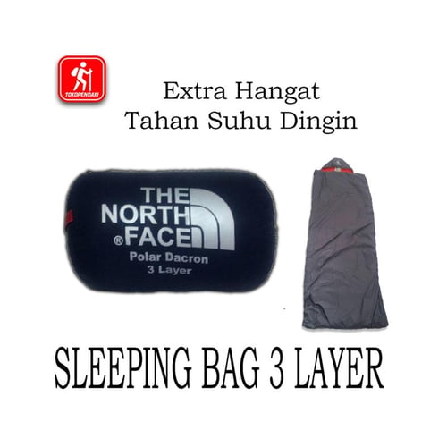 The North Face Sleeping Bag 3 Lapis Dacron Polar Parasut