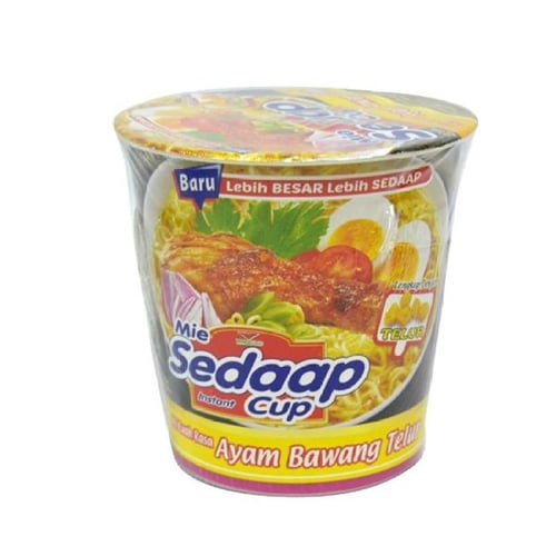 Jual MIE SEDAP Cup Ayam Bawang Telur 77gr - BIZ MART | Ralali.com