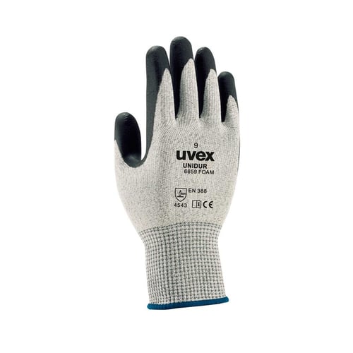 UVEX Gloves Unidur 6659 Foam 6093808 @10 Pcs