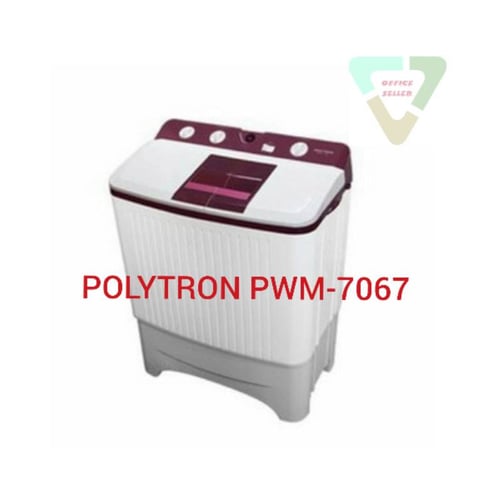 POLYTRON Mesin Cuci 2 Tabung PWM-7067