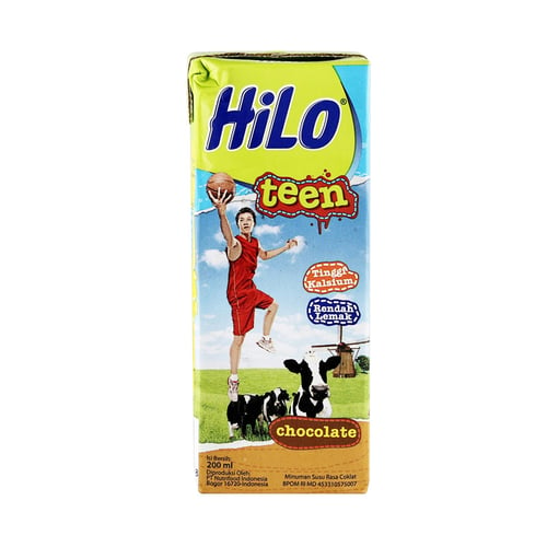 HILO Teen Chocolate 200ml 1Karton Isi 24pcs
