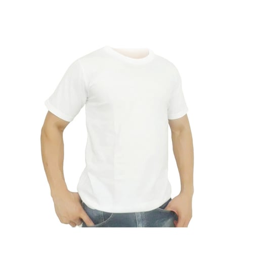 T Shirt Round Neck White