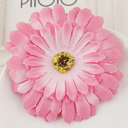 Chrysanthemum Hair Hoop T5A785 Pink White 6pcs