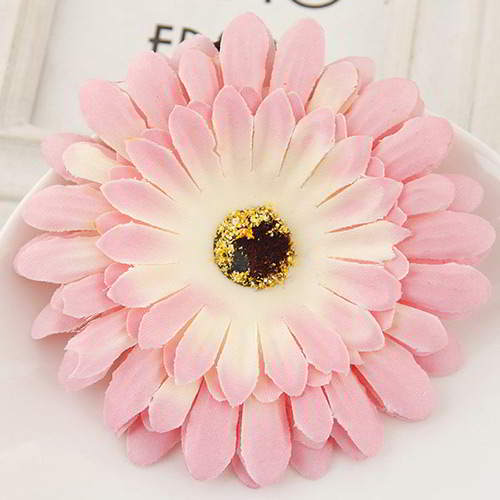 Chrysanthemum Hair Hoop T5A7FD Pink Light 6pcs