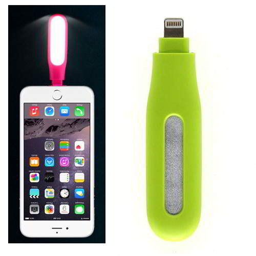 Portable Mini LED Fill Light IPhone5-6-6S Plus Cyan 6pcs