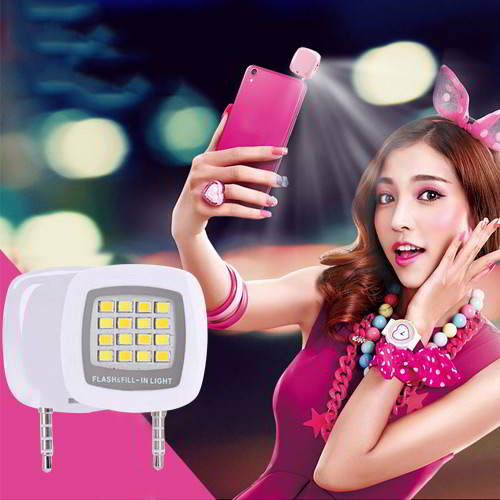 Square LED Beauty Selfie Timer White RBC7EE 6pcs
