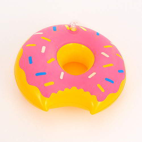 Doughnut Pattern Cup Holder 6pcs RCF57E-Pink