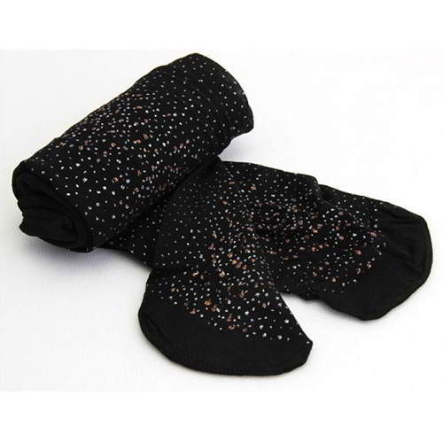 Littern Paillette Silk Stockings RBECCD Black 6pcs