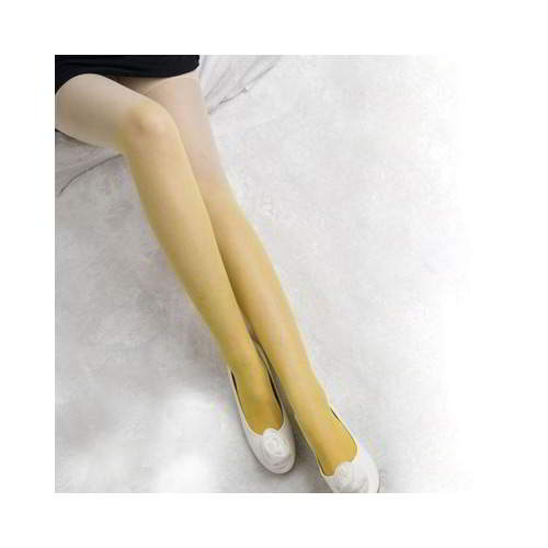 Radual Change Color Silk Stockings RBECD6 Yellow 6pcs