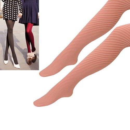 Stripe Pure Color Silk Stockings RBECE5 Pink 6pcs