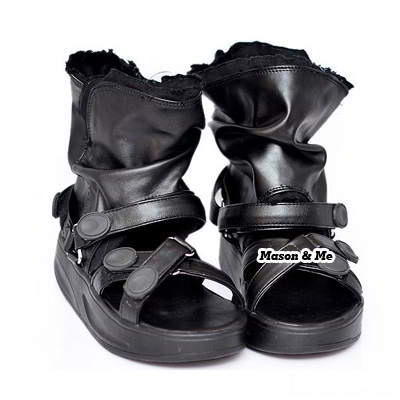 Fashion Pur Color Platm Sandal General SABF5A Black