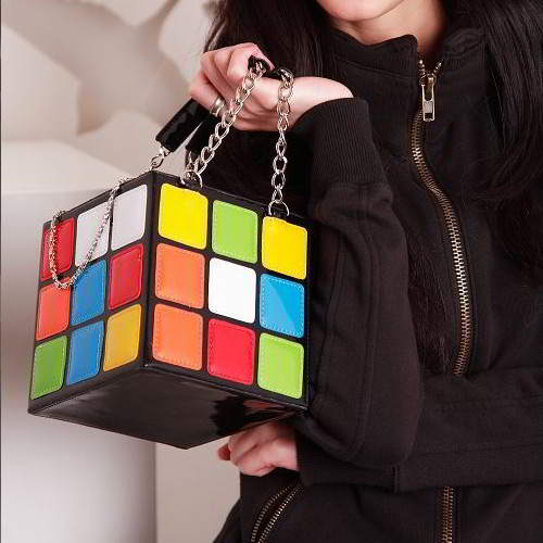 Suare Magic Cube Design Simple Hand RC757E Multi Color 6pcs