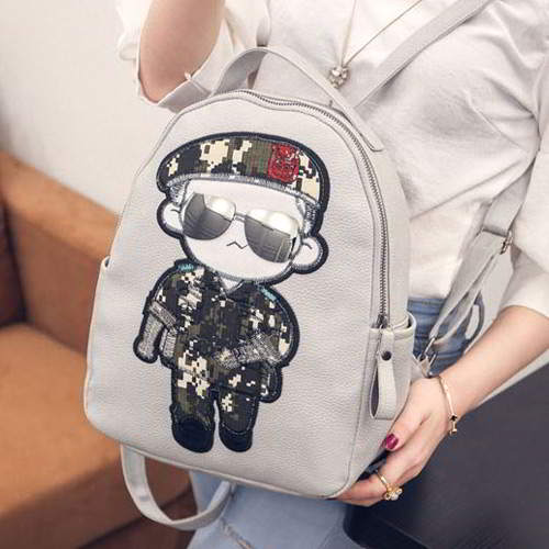 Captain Yoo Backpack RBAFEA Gray 6pcs