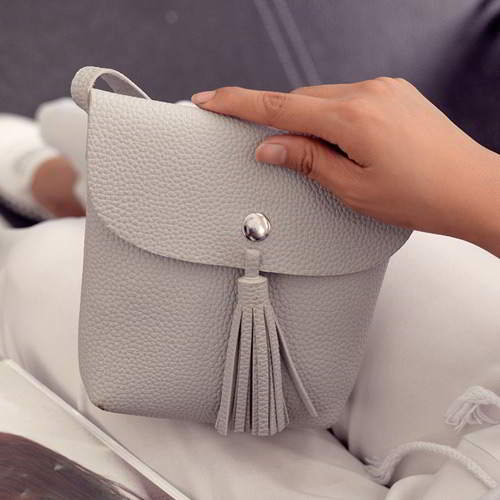 Tassel Pendant RBD66A Gray 6pcs