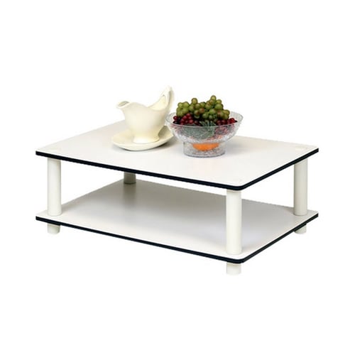 FUNIKA Coffee Table With Tubes 2 Tier 11172 WH EX WH