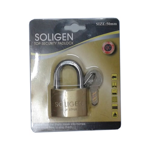 Hemat-O Shop - Jual SOLIGEN Security Padlock 50mm Pendek | Ralali.com