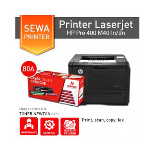 Newton Sewa Printer HP LaserJet  Pro 400 M401n