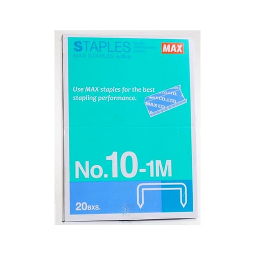 Max Isi Staples (1Pack = 20 Each) No.10-1M Kecil