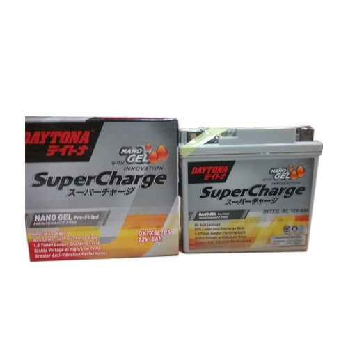 DAYTONA SuperCharge NanoGel Battery 1 Box 3Pcs DYTX5L-BS 5Ah
