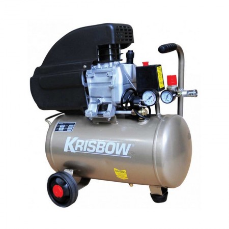 Krisbow Compressor 2Hp 24L 8Bar 1Ph Direct KW1300924