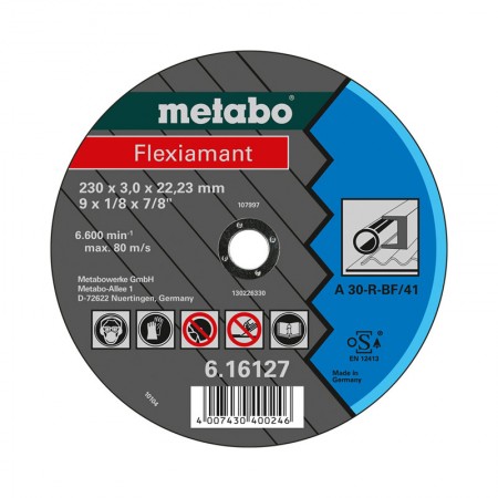 METABO Cutt Off Wheel 16127 MB0000336 230 mm