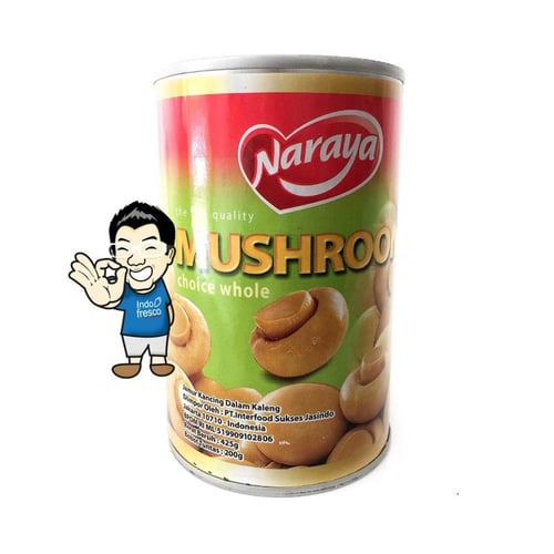 NARAYA Mushroom Canned / Jamur Kancing kaleng - 425g