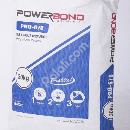 POWERBOND DRY MORTAR Tile Grout Unsanded Coral