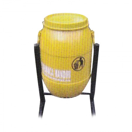 HANACA TSDP140P Tong Sampah Drum Plastik, 140 Liter, 1 Pilah Single