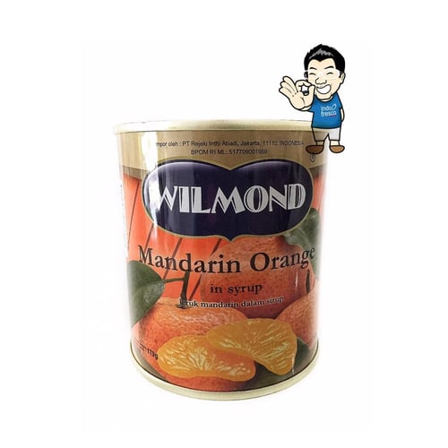 Wilmond Mandarin Orange In Syrup Canned - Buah Jeruk Mandarin Kaleng